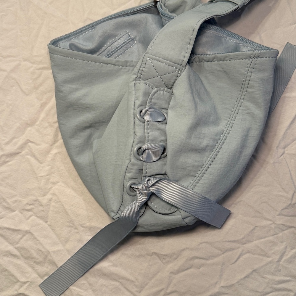 American Eagle Women's Safari Mini Light Blue Slouch Bag NWOT - Picture 10 of 11
